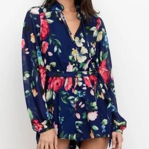YUMI Kim Floral Romper - Size Small